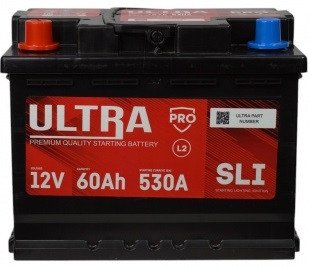 Автомобильный аккумулятор Ultra PRO L+ (60 А·ч)