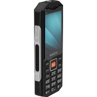 Кнопочный телефон Maxvi T19 (черный)
