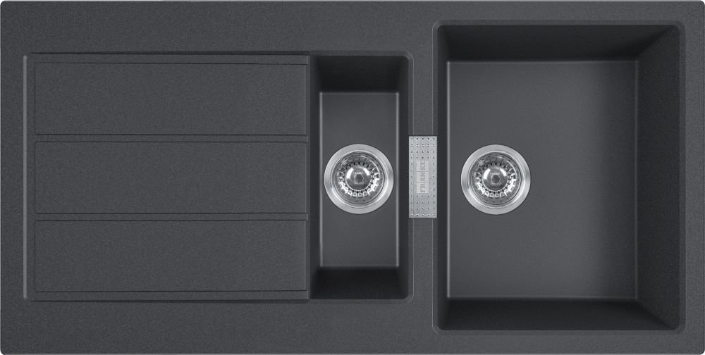 

Кухонная мойка Franke Sirius 2.0 S2D 651-100 143.0618.681 (черный карбон)