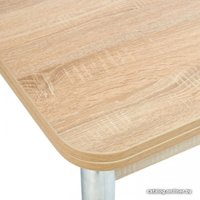 Кухонный стол Рамзес Ломберный 80x60 (дуб сонома светлый, ноги хром)