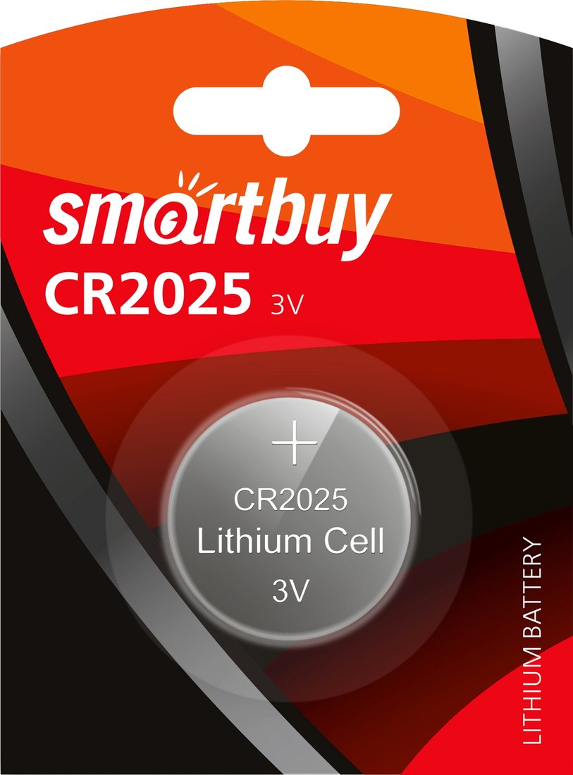 

Батарейка SmartBuy Lithium CR2025 SBBL-2025-1B