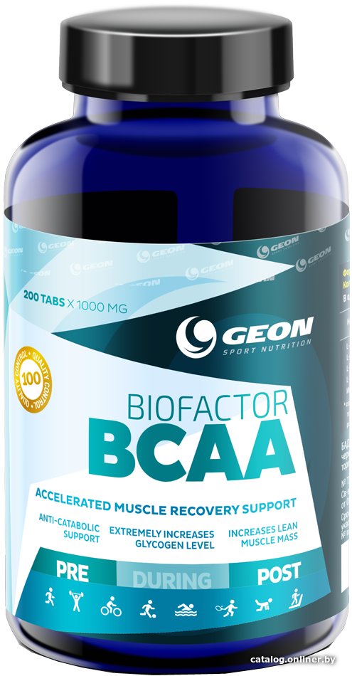 BCAA Geon BIO Factor BCAA (200 капсул)