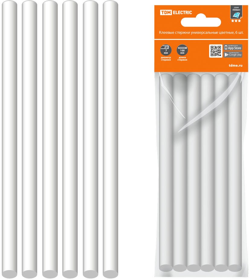 

Клеевые стержни TDM Electric SQ1024-0511 (6 шт)