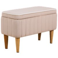 Банкетка MONOFIX Амма с ящиком (бежевый №18)