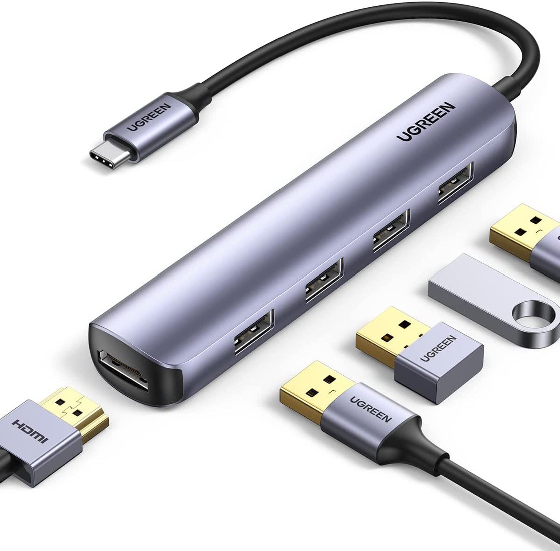 

USB-хаб Ugreen CM417 20197