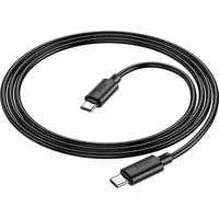 Кабель Hoco X88 USB Type-C - USB Type-C (1 м, черный)