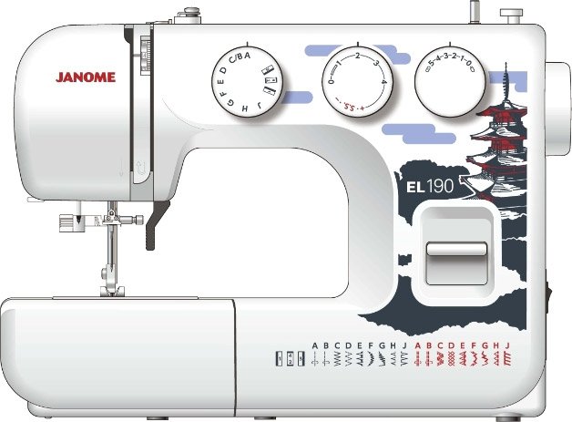 

Электромеханическая швейная машина Janome EL-190