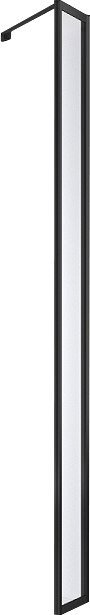 Душевая стенка BelBagno LUCE-20-FIX-C-NERO