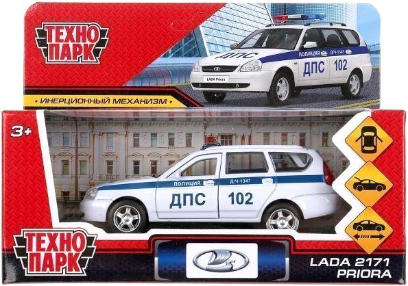 

Легковой автомобиль Технопарк Lada Priora Полиция PRIORAWAG-12POL-WH