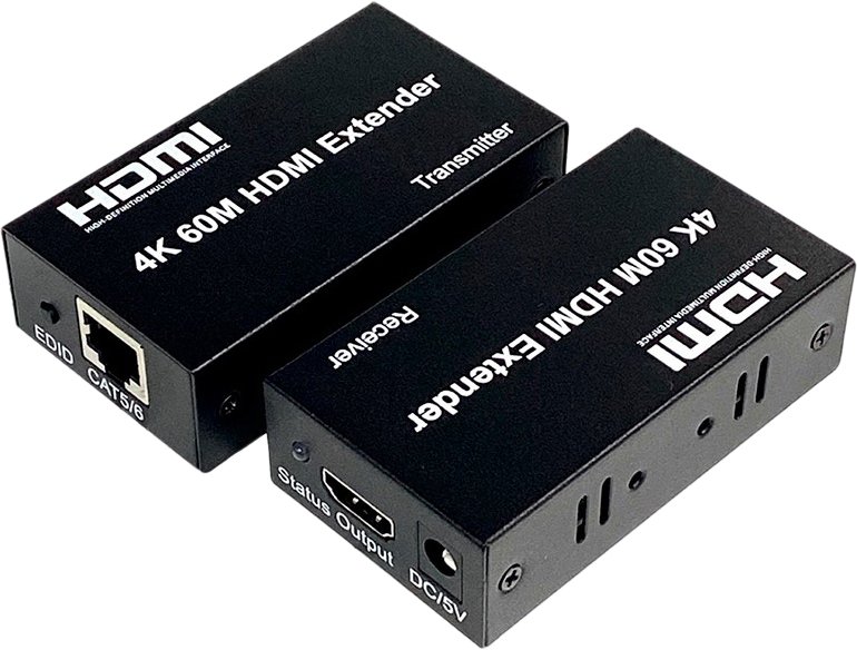 

Усилитель сигнала USBTOP HDMI UltraHD 4К по витой паре RJ45 (LAN) до 60м (1 приемник, 1 передатчик)