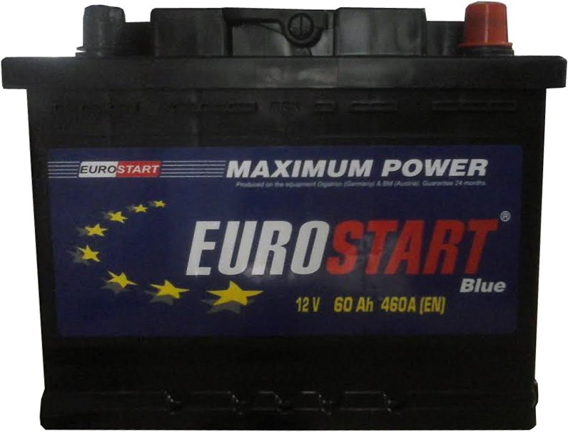 

Автомобильный аккумулятор Eurostart Blue (60 А/ч)