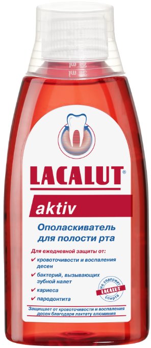 

Ополаскиватель для полости рта LACALUT Aktiv 300 мл