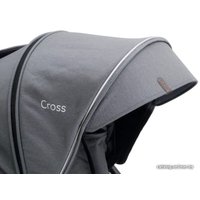 Коляска прогулочная «книга» Bubago Cross Air 2023 (бежево-серый)