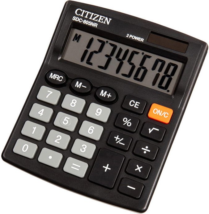

Бухгалтерский калькулятор Citizen SDC-805 NR
