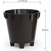 Горшок Альтернатива Лея М8870 (10 л, бежевый)