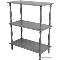 Стеллаж Мебелик П9 (серый)