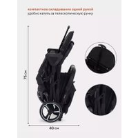 Коляска прогулочная «книга» Rant MOWbaby Smart 2023 MB101 (black)