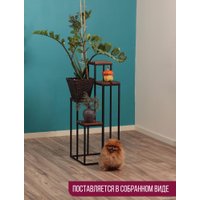 Подставка Millwood MW2 Сосна (дуб темный/черный)