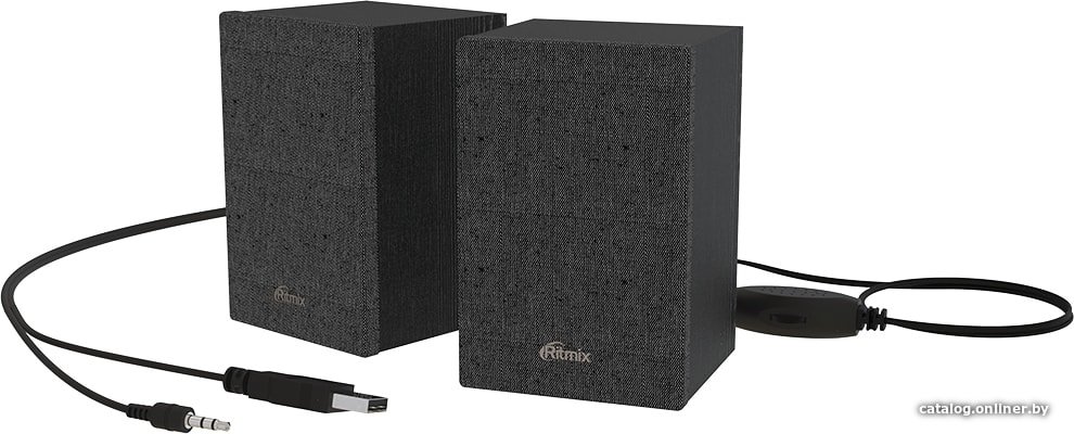 Акустика Ritmix SP-2054w (черный/серый)