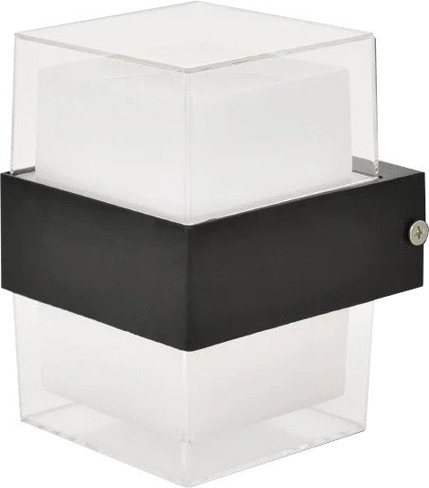 

Уличный настенный светильник Estares Valo 9W S-4000K-100x110x133-BLACK/CLEAR-220-IP54
