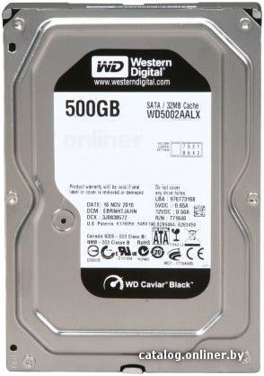 WD Caviar Black 500Гб (WD5002AALX)