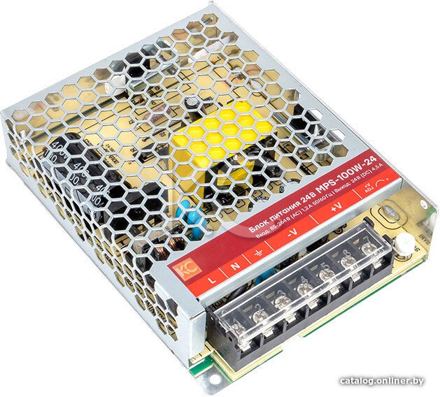 Блок питания на DIN-рейку КС MPS-100W-24V