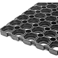 Придверный коврик Sundays Home Ячейка 100x200x1.6см 93682 (черный)