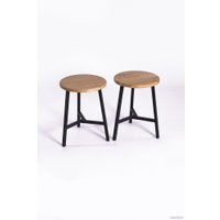 Табурет Stal-Massiv TRH-45 (дуб натуральный/черный) в Гомеле