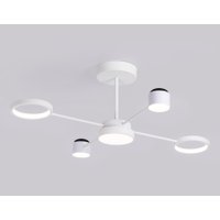 Люстра средней высоты Ambrella light FL51631/4+1 WH