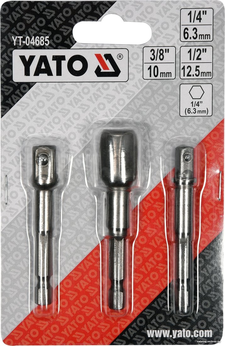 Набор оснастки для электроинструмента Yato YT-04685 (3 предмета)