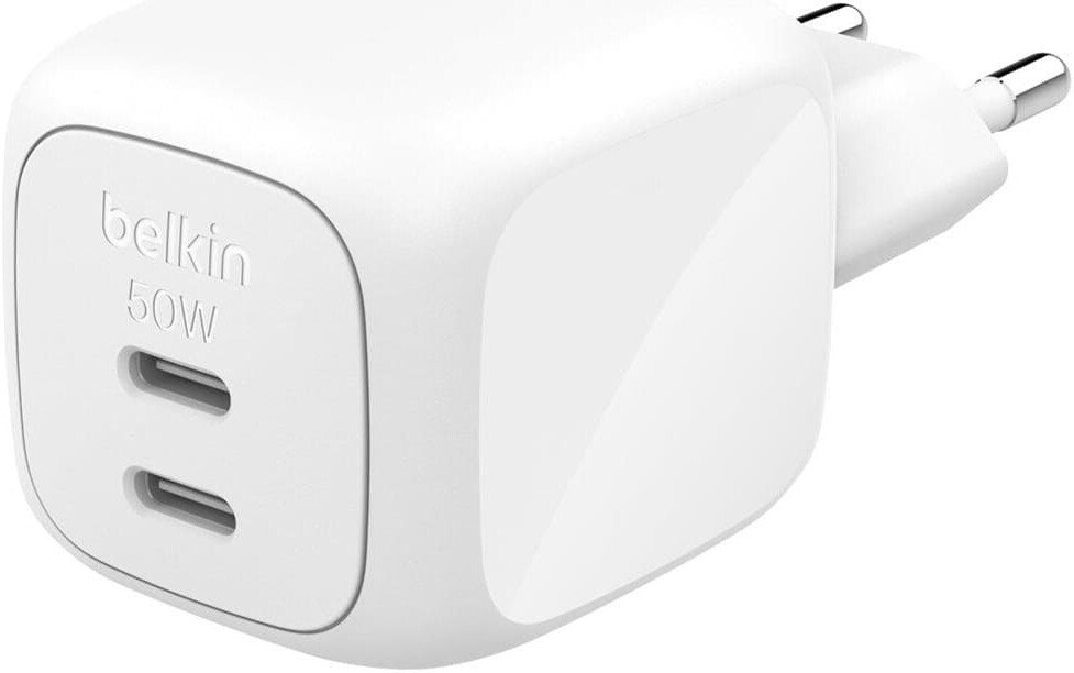 Сетевое зарядное Belkin WCH019KQWH (белый)
