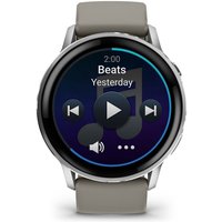 Умные часы Garmin Venu 4 45 мм (серебристый/серый)