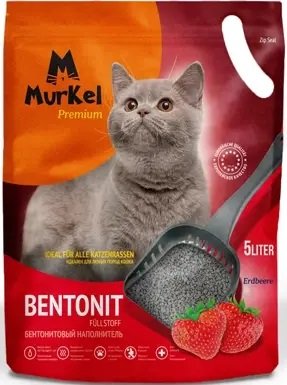 

Наполнитель для туалета MurKel Бентонит 5л (клубника)