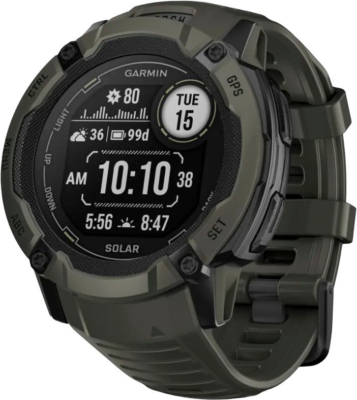 

Умные часы Garmin Instinct 2x Solar (мох)