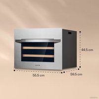 Винный шкаф Klarstein Vinsider 24 Built-In Uno (серебристый)