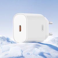 Сетевое зарядное XO CE25 (белый)