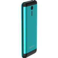 Кнопочный телефон Maxvi X10i (аква)