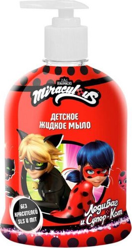 Мыло жидкое детское Miraculous 95054 Леди Баг и Супер Кот 450 мл
