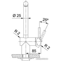 Смеситель Franke Atlas Neo 115.0628.207 (антрацит)