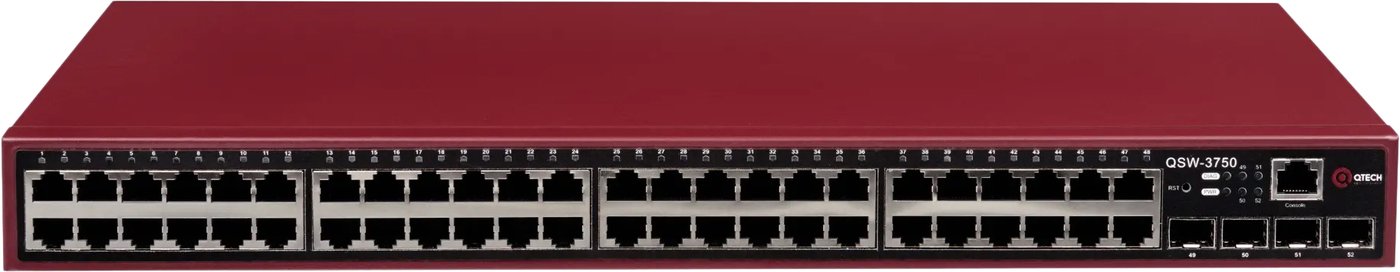 

Управляемый коммутатор уровня 2+ QTECH QSW-3750-52T-AC-R