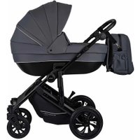 Универсальная коляска Indigo Coin (3 в 1, темно-серый)