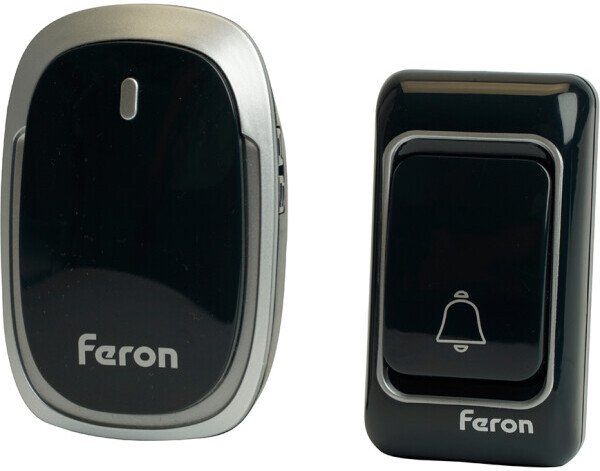 

Беспроводной дверной звонок Feron E-383 48924 (серебристый/черный)