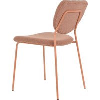 Стул Stool Group Gigi DRC-9155-B (коричневый букле/ножки розовые)