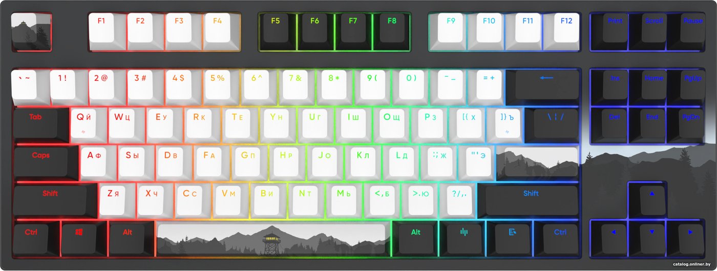 Клавиатура Red Square Keyrox TKL Classic Noir (g3ms Amber)