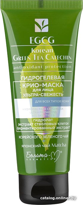 Белита-М Маска для лица гидрогелевая EGCG Korean Green Tea Catechin Крио (75 г)