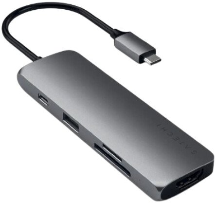 Док-станция Satechi Aluminum USB-C Multiport Pro Adapter ST-UCMPAM