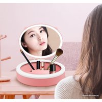 Косметическое зеркало ShineMirror TD-022 (розовый)