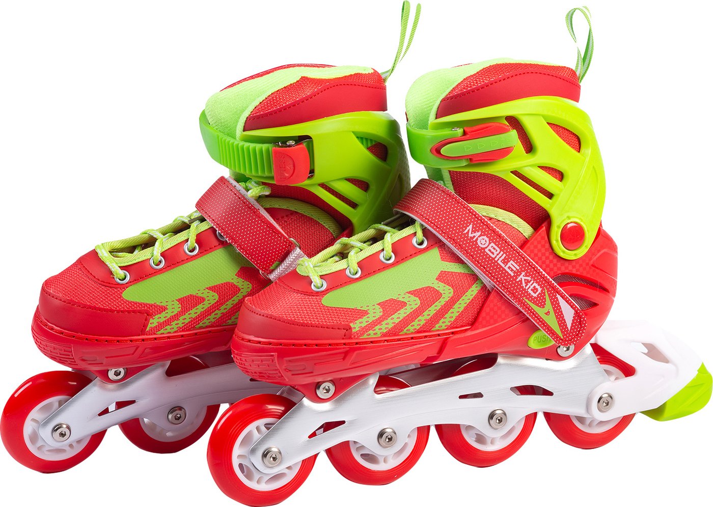 

Роликовые коньки Babyhit Uniskate (р. 31-34, красный/салатовый)