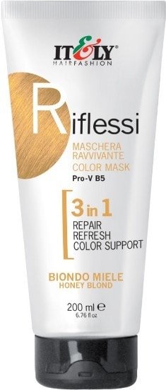 

Маска Itely Hairfashion тонирующая восстанавливающая Riflessi 3in1 Honey Blonde