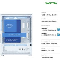 Корпус XASTRA Q300M 3ARGB-C6 (белый)